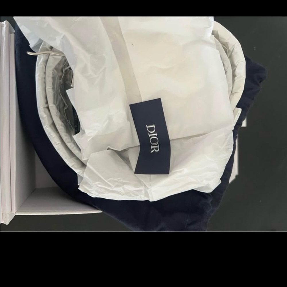 Dior Elegant Navy and White Accessory